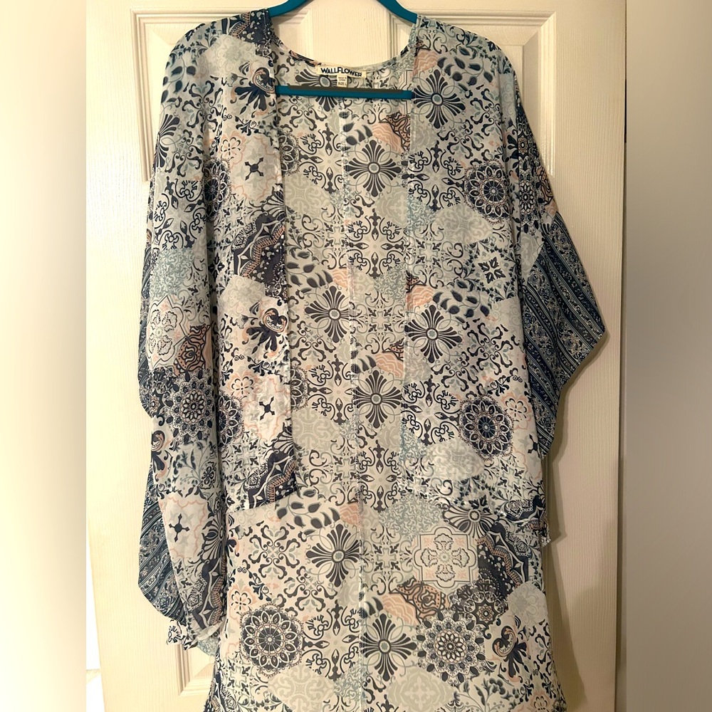 Floral Patterned Kimono
